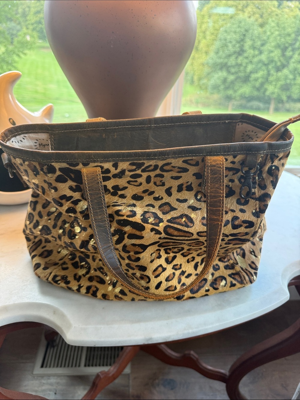 Myra bag tote bag cheetah print